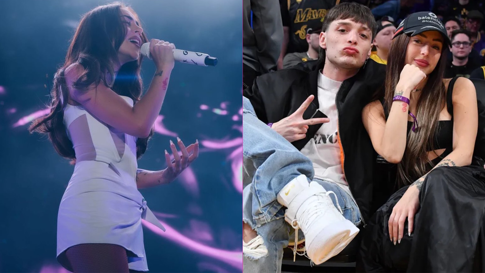 Nicki Nicole se pone sentimental en pleno concierto por infidelidad de Peso Pluma con otra