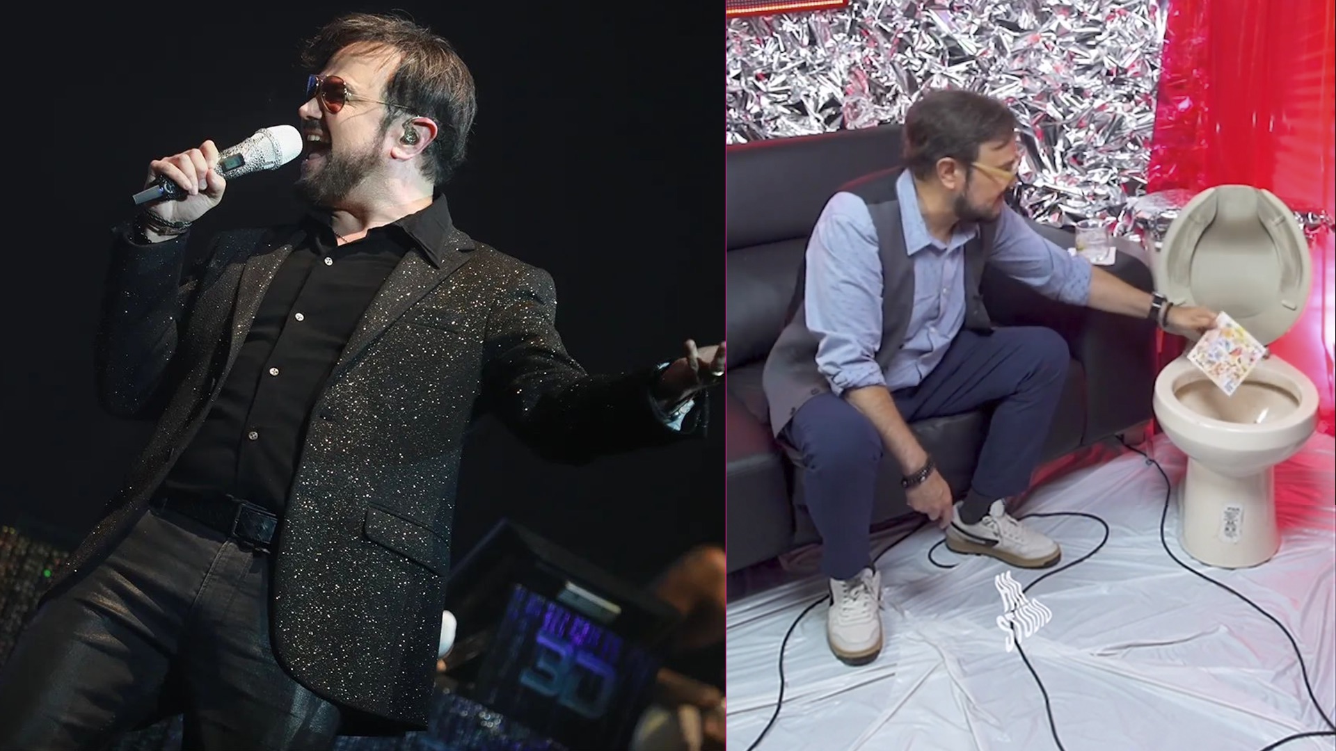 Aleks Syntek tira al inodoro ‘Mañana será bonito’ de Karol G y desata polémica en redes
