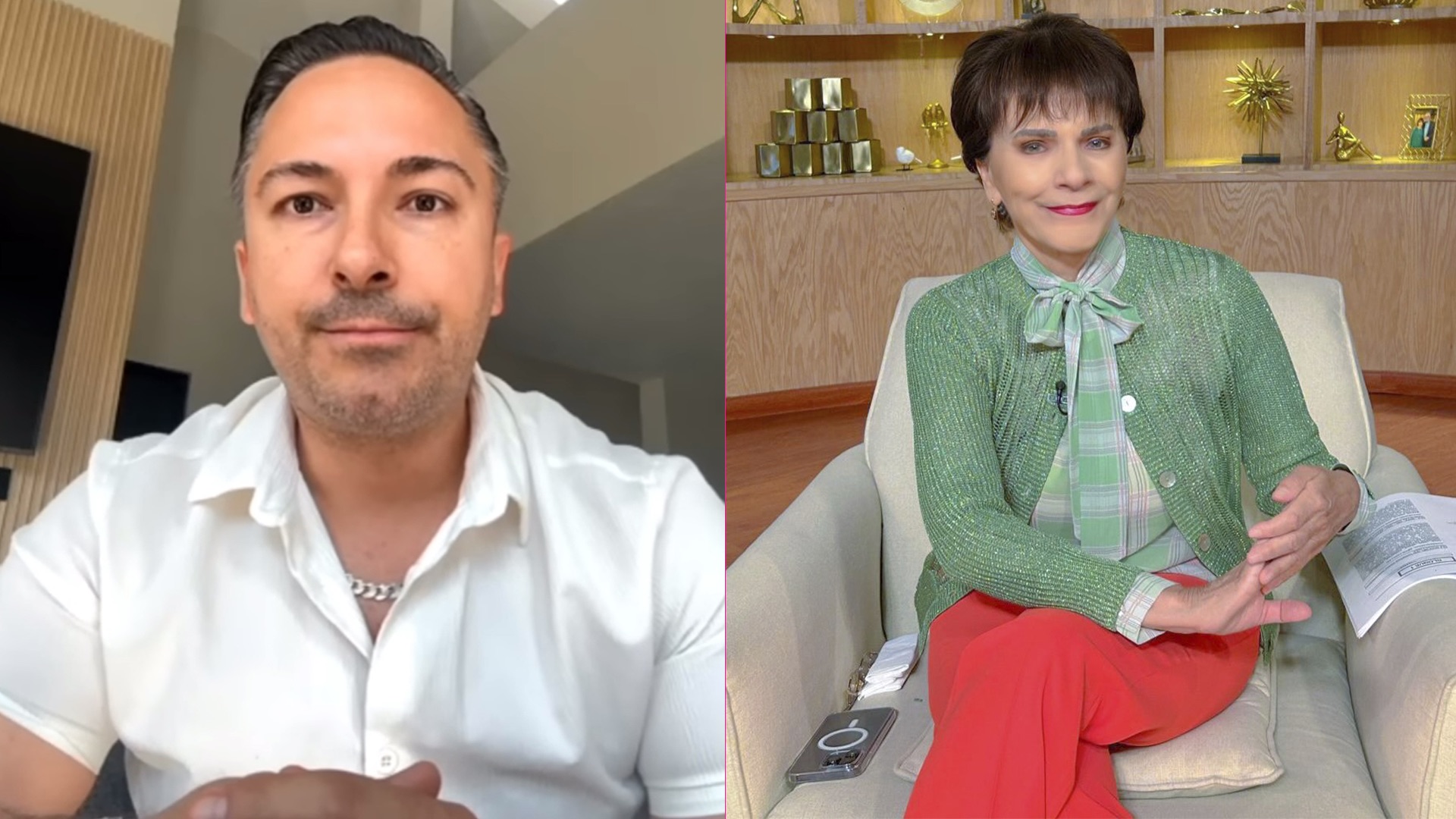 Alex Bisogno no se deja y le responde firme a Pati Chapoy: “No quiero un peso de Daniel”